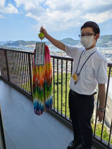 矢太樓から世界平和の願いを込めて!!!